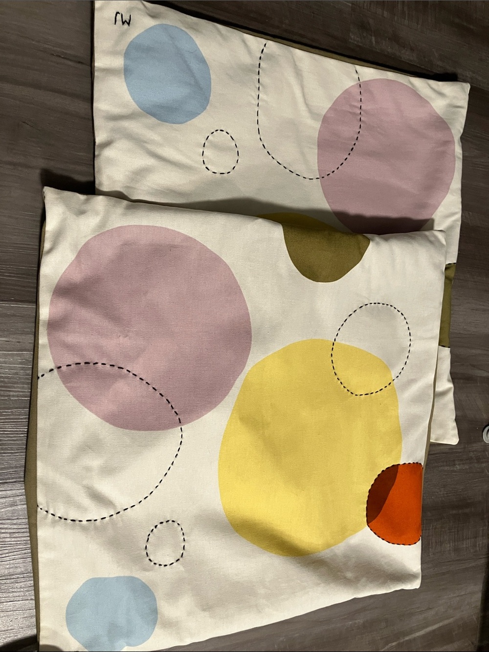 Set of 2 IKEA ÄNGSMÄTARE Pillow Covers 20x20